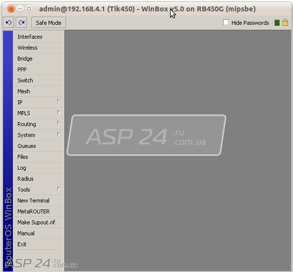 Mikrotik RouterBoard RB/450g Winbox