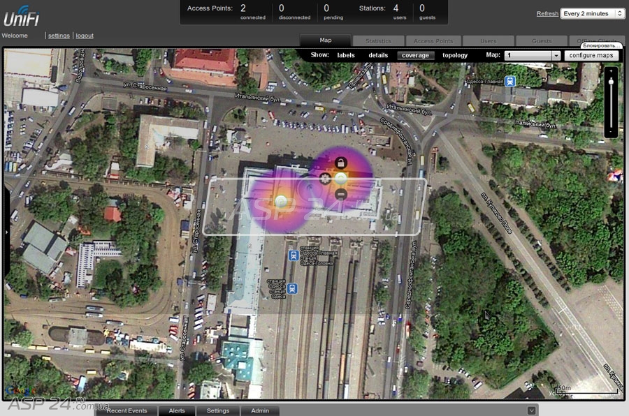  UniFi-Controller   Google + Covarage