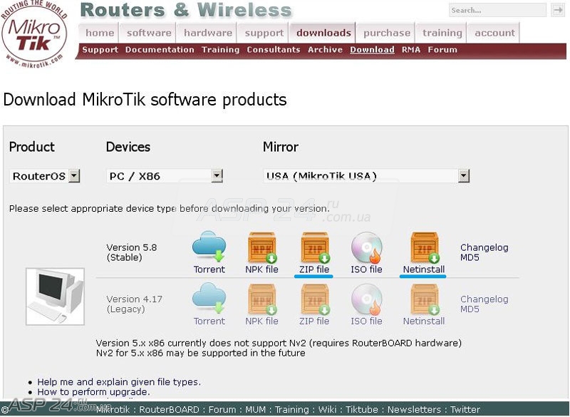  Mikrotik Router OS  usb 