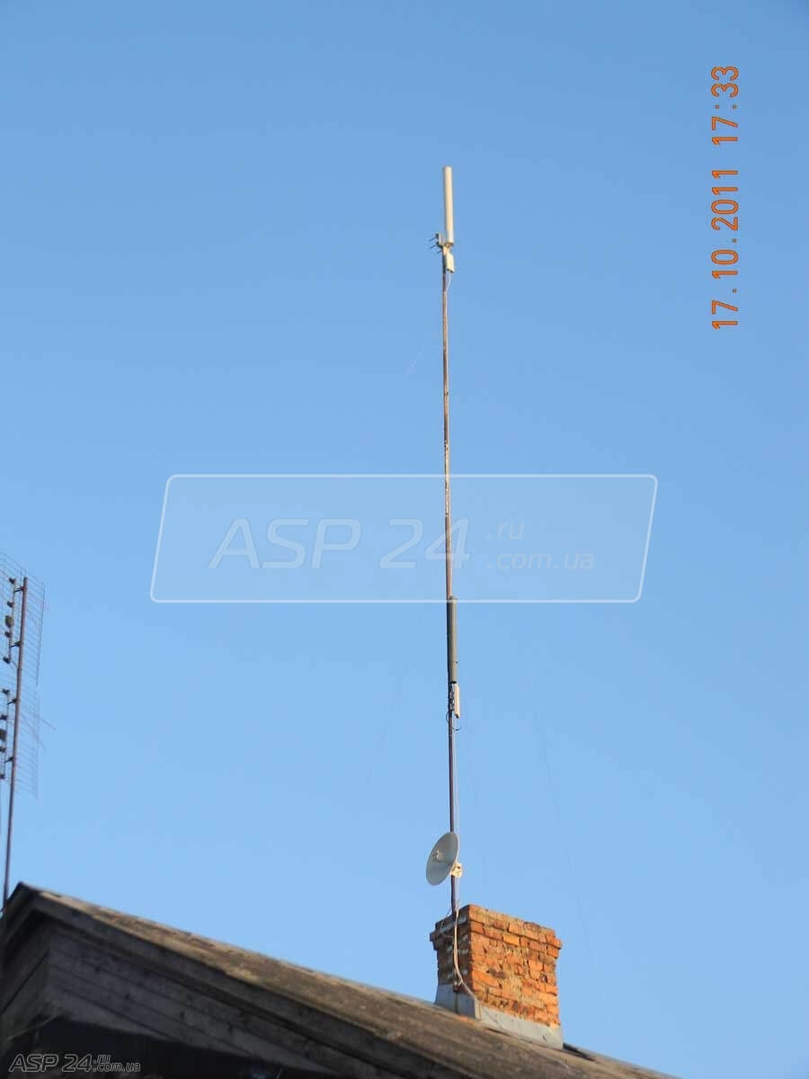 Базовая станция 2,4 ГГц на основе Ubiquiti AMO-2G10 и Ubiquiti Rocket M2