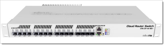 Mikrotik Cloud Router Switch CRS317-1G-16S+RM