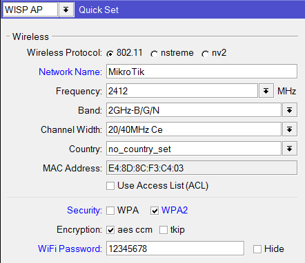 Mikrotik регистрация устройств по mac адресу