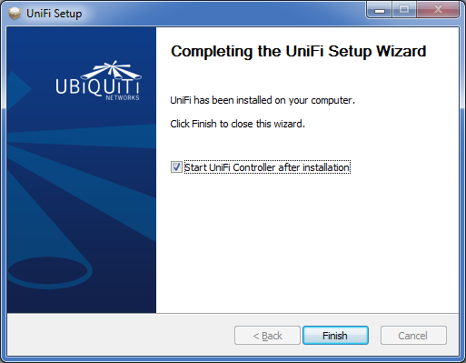 UniFi Controller установка прогрммы для Windows.