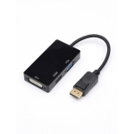 Переходник 0.1 m DisplayPort(m) - HDMI, VGA, DVI, AT6854