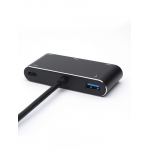 Переходник 0.1 m Type-C(m) - HDMI+VGA+USB, AT2810