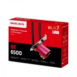 Mercusys MA37BE - Адаптер PCIe BE6500 WiFi 7 Bluetooth 5.4