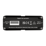 MikroTik GPOE-CON-mini конвертер 48–57 В 802.3af/at в 24 В Passive PoE