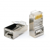 Коннектор RJ45 FTP (100 шт.) экран, Atcom AT10698