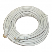 Патч-корд UTP, 30 m, литой, RJ45, Cat.5e, Atcom серый, AT4964