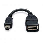 Кабель 0.1 m USB(Af)  miniUSB OTG, AT2822 Кабель 0.1 m USB(Af)  miniUSB OTG, AT2822