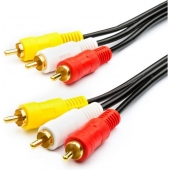 Кабель Atcom AT0712 Audio-Video 3 m 3RCA(m) Кабель Atcom AT0712 Audio-Video 3 m 3RCA(m)