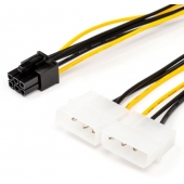 Кабель 6 pin to 2 molex (Video power), AT6185 Кабель 6 pin to 2 molex (Video power), AT6185