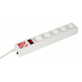 Фильтр-удлинитель Power Cube B 1.9 м 5 розеток (белый) 10А/2,2кВт (SPG-B-6-WHITE)