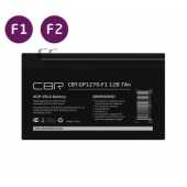 АКБ CBR VRLA CBT-GP1270-F1 (12В 7Ач), клеммы F1