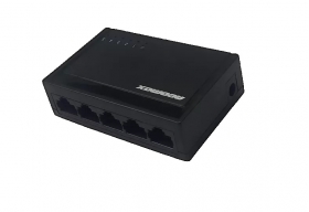 NEOMAX NMS-105P-100-P - неуправляемый коммутатор, 5 * 100 Mbps, пластик