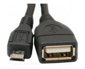 Кабель 0.8 m USB(Af)  microUSB OTG Atcom AT6028