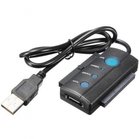 Конвертер PATA-SATA  USB (внешний, с БП), AT1205