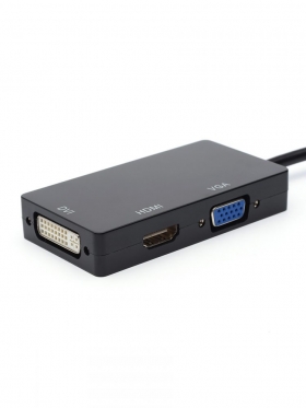 Переходник 0.1 m DisplayPort(m) - HDMI, VGA, DVI, AT6854